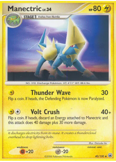 Manectric - Reverse Holo