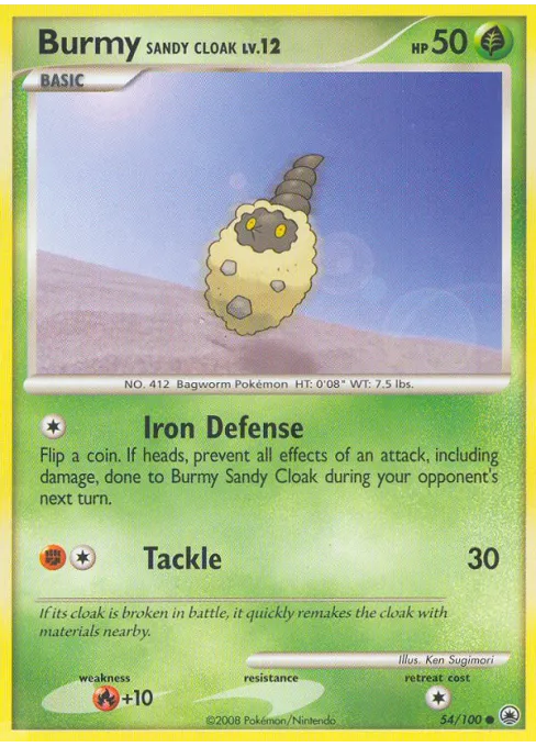 Burmy Sandy Cloak - Reverse Holo