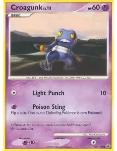 Croagunk - Reverse Holo