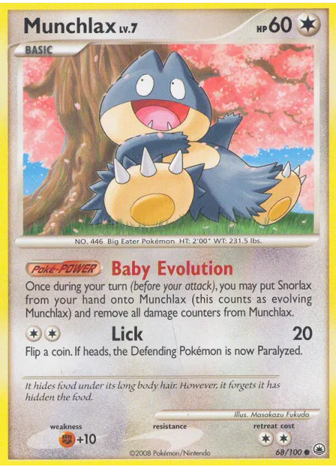 Munchlax - Reverse Holo
