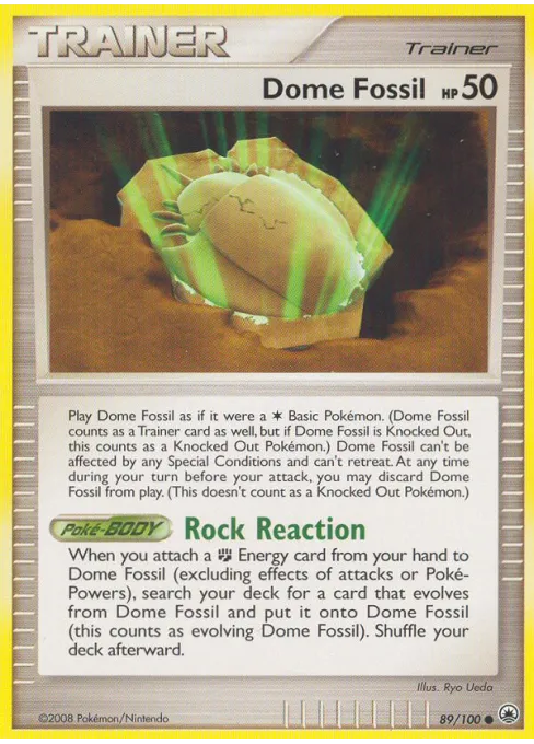 Dome Fossil - Reverse Holo