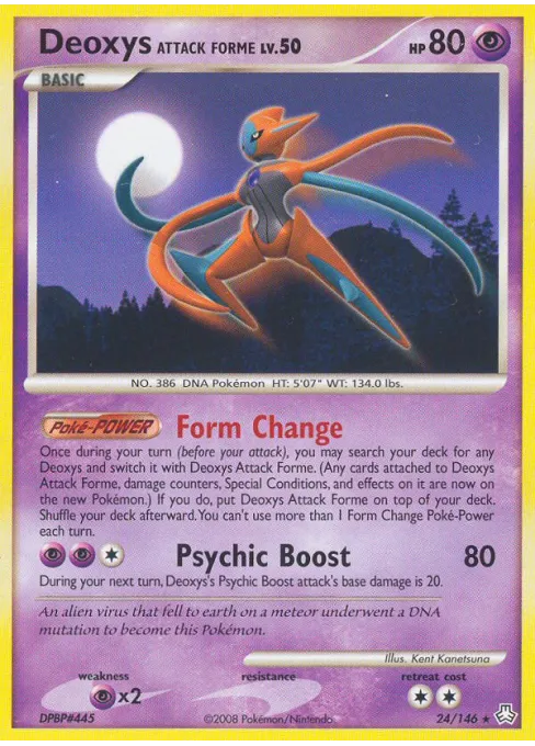 Deoxys Attack Forme - Reverse Holo