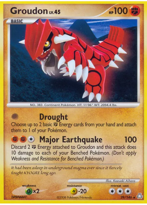 Groudon - Reverse Holo