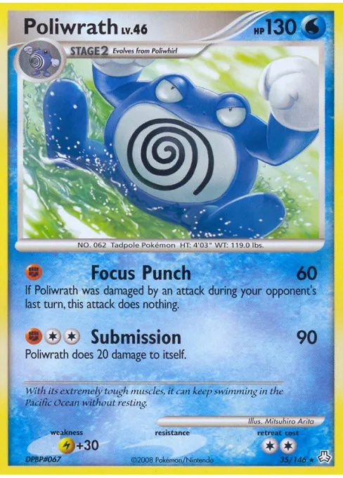 Poliwrath - Reverse Holo