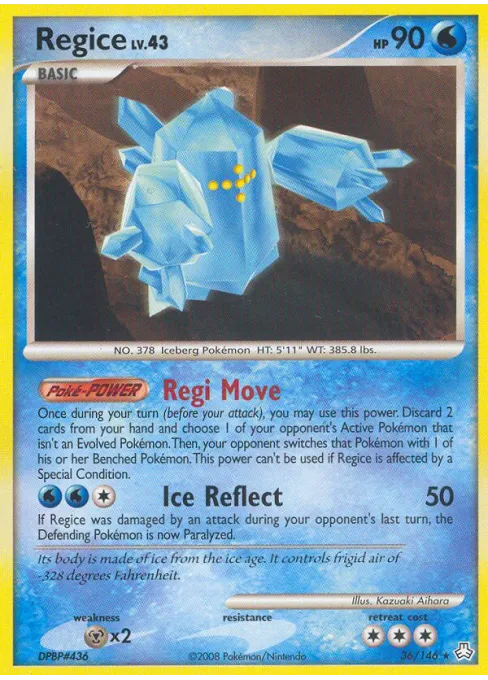 Regice - Reverse Holo