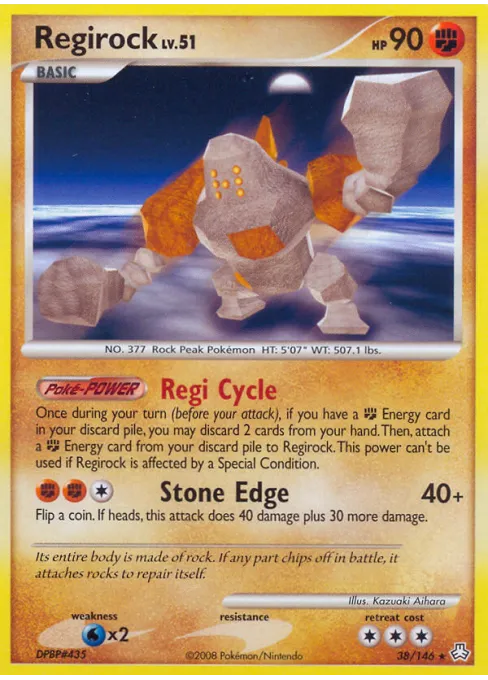 Regirock - Reverse Holo