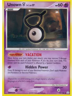 Unown [V] - Reverse Holo