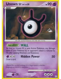 Unown [W] - Reverse Holo