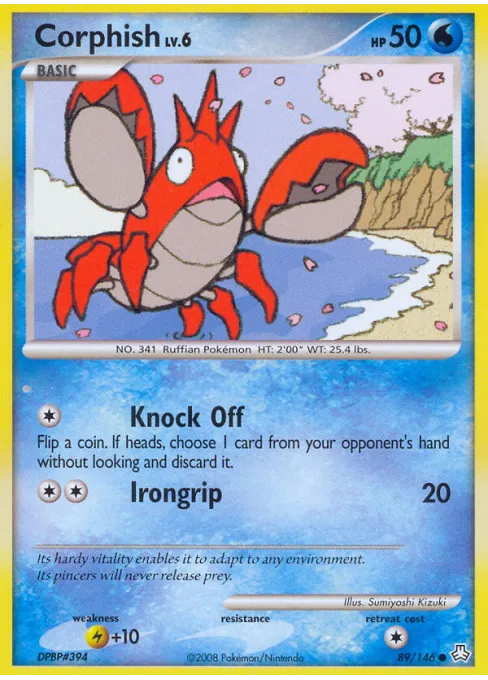 Corphish - Reverse Holo