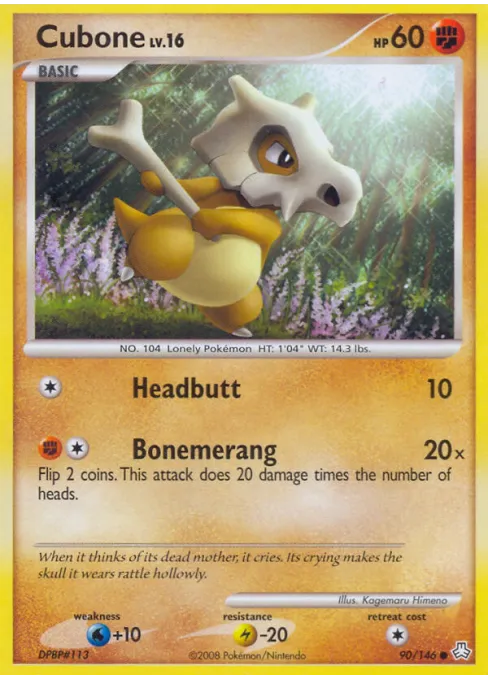 Cubone - Reverse Holo