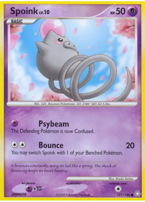 Spoink - Reverse Holo