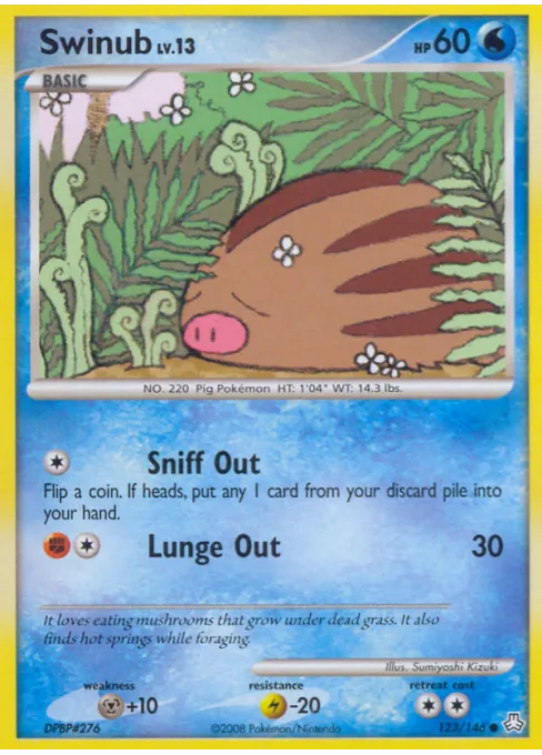 Swinub - Reverse Holo
