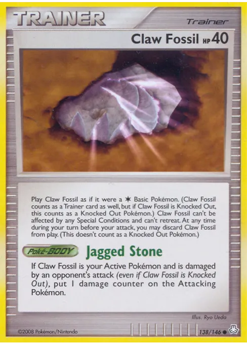 Claw Fossil - Reverse Holo