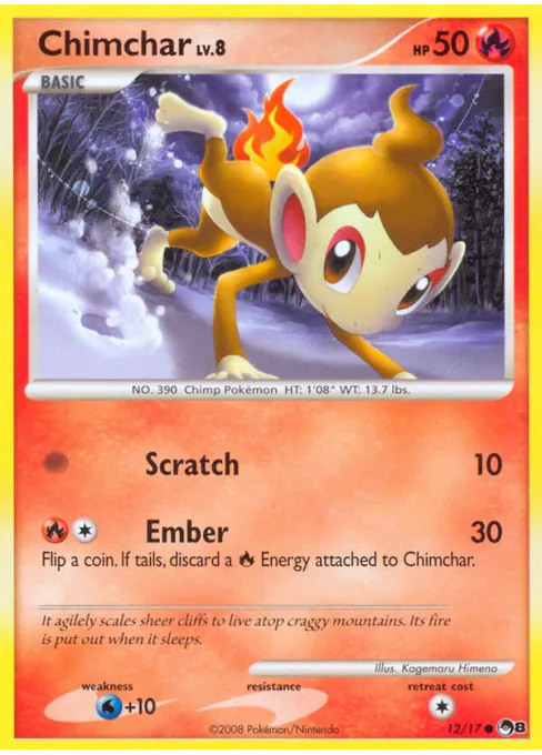 Chimchar - Reverse Holo