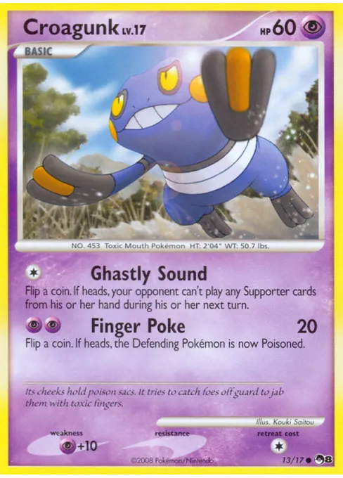 Croagunk - Reverse Holo