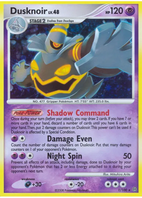Dusknoir - Reverse Holo