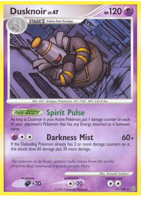 Dusknoir - Reverse Holo