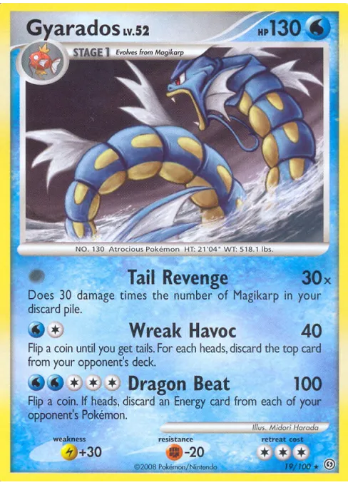 Gyarados - Reverse Holo