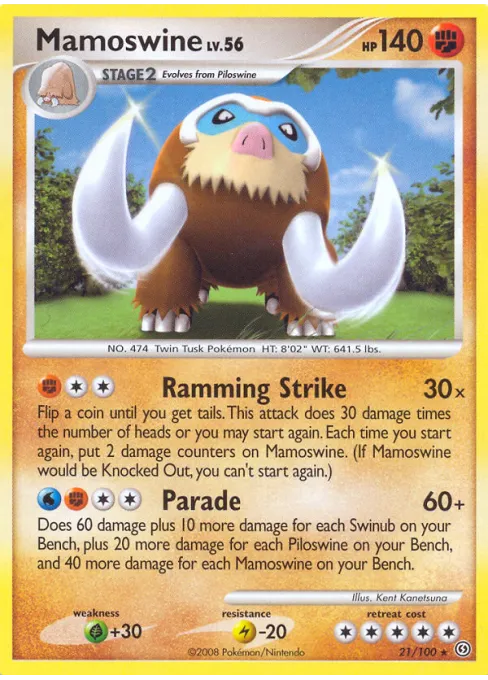 Mamoswine - Reverse Holo