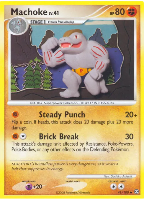 Machoke - Reverse Holo