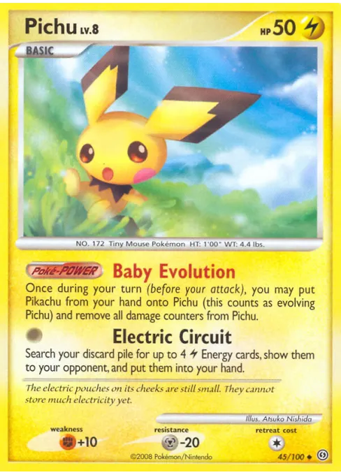 Pichu - Reverse Holo