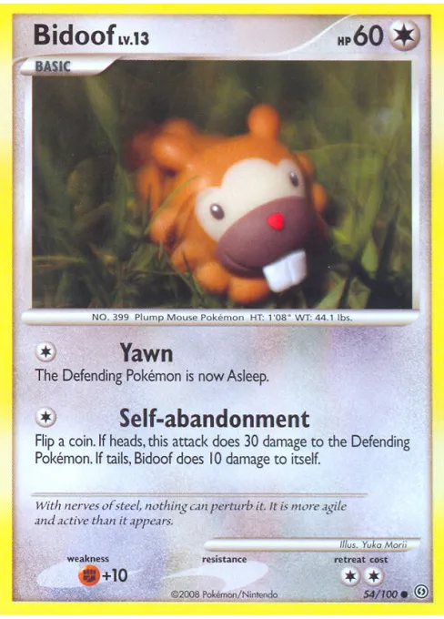 Bidoof - Reverse Holo