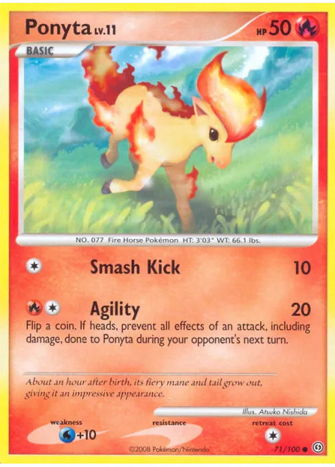 Ponyta - Reverse Holo