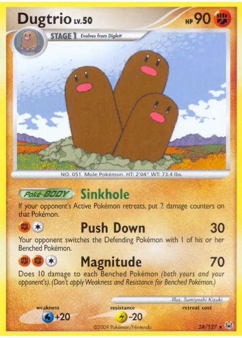 Dugtrio - Reverse Holo