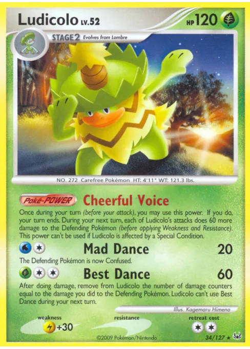 Ludicolo - Reverse Holo