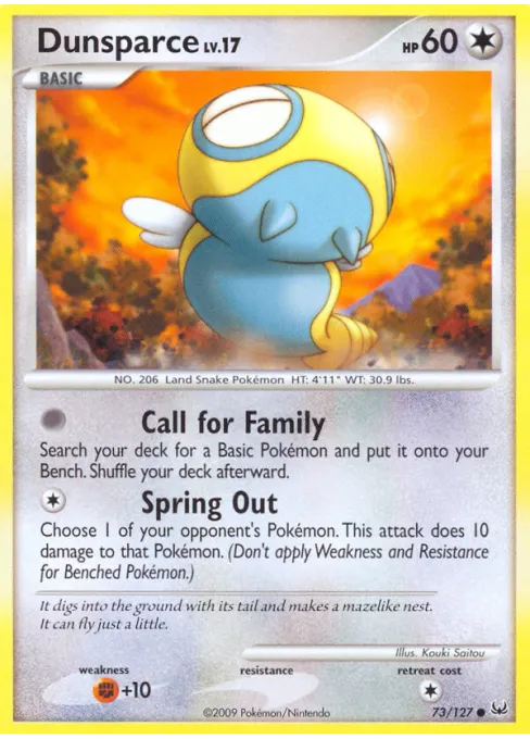 Dunsparce - Reverse Holo