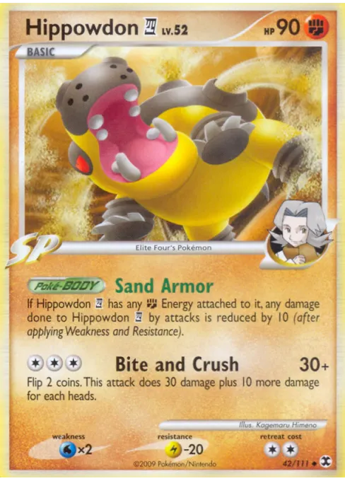 Hippowdon E4 - Reverse Holo