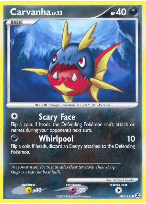 Carvanha - Reverse Holo