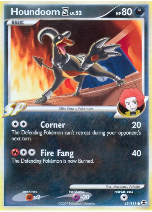 Houndoom E4 - Reverse Holo