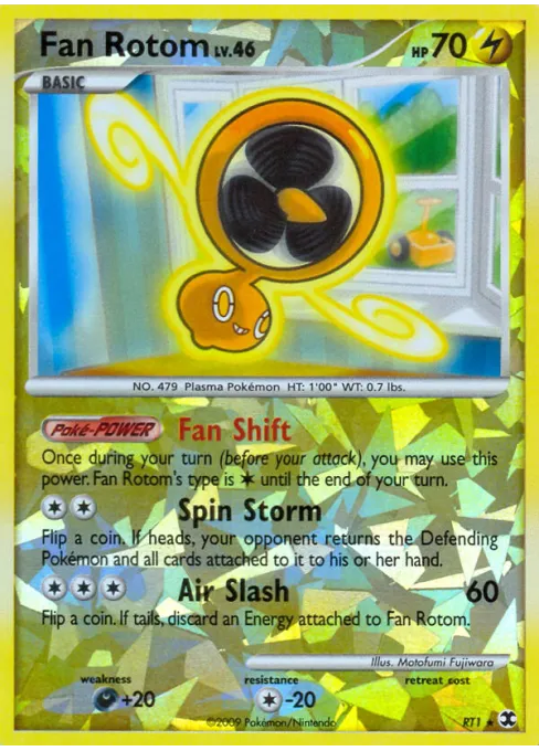 Fan Rotom - Reverse Holo