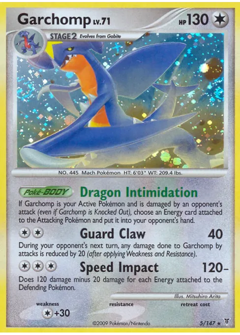 Garchomp - Reverse Holo