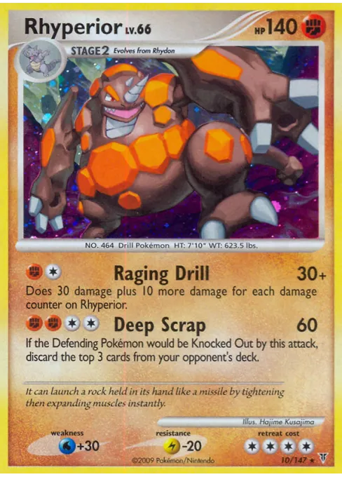 Rhyperior - Reverse Holo
