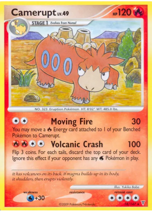 Camerupt - Reverse Holo