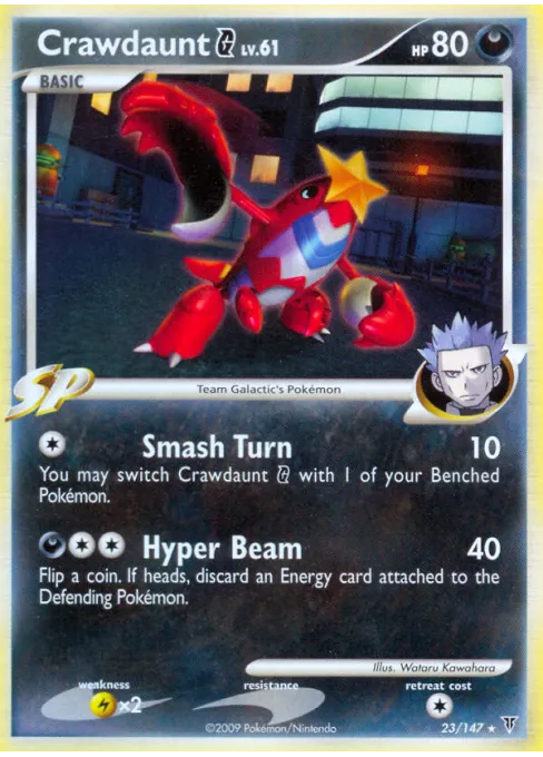 Crawdaunt G - Reverse Holo