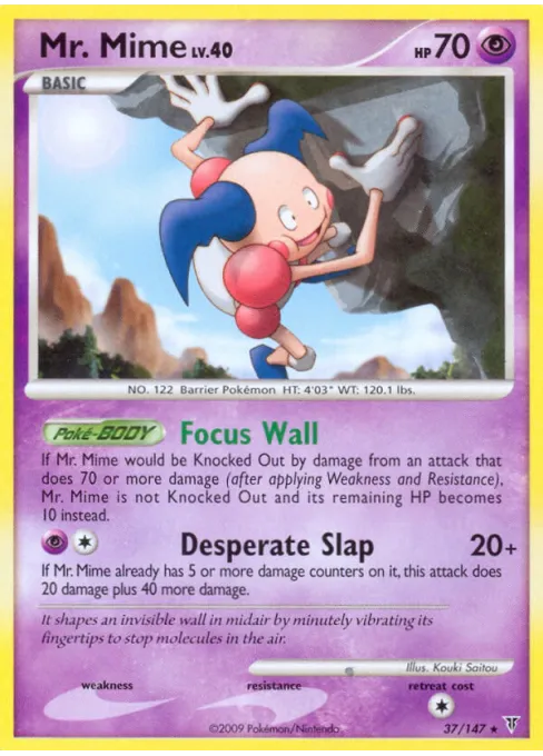 Mr. Mime - Reverse Holo