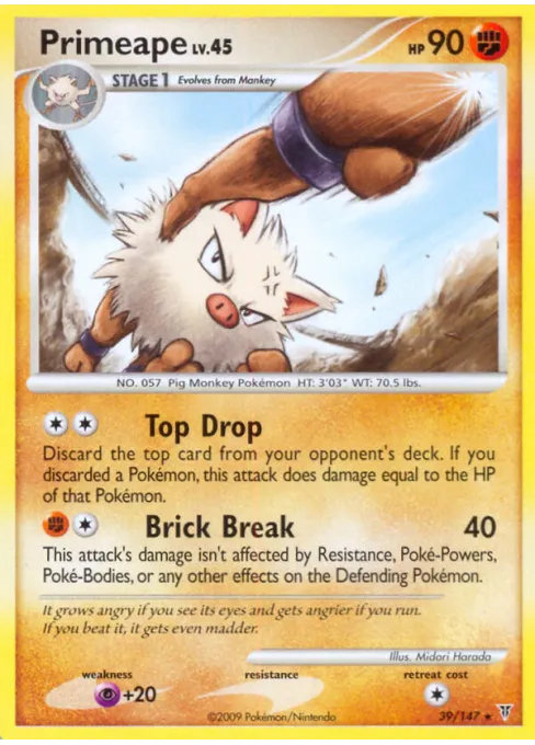 Primeape - Reverse Holo