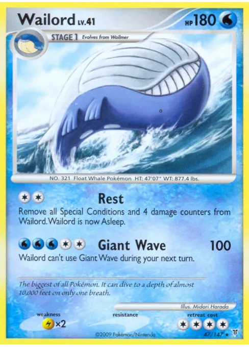 Wailord - Reverse Holo