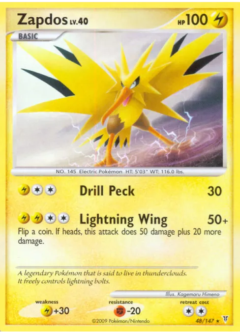 Zapdos - Reverse Holo