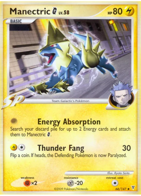 Manectric G - Reverse Holo