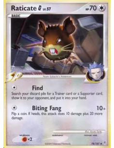 Raticate G - Reverse Holo