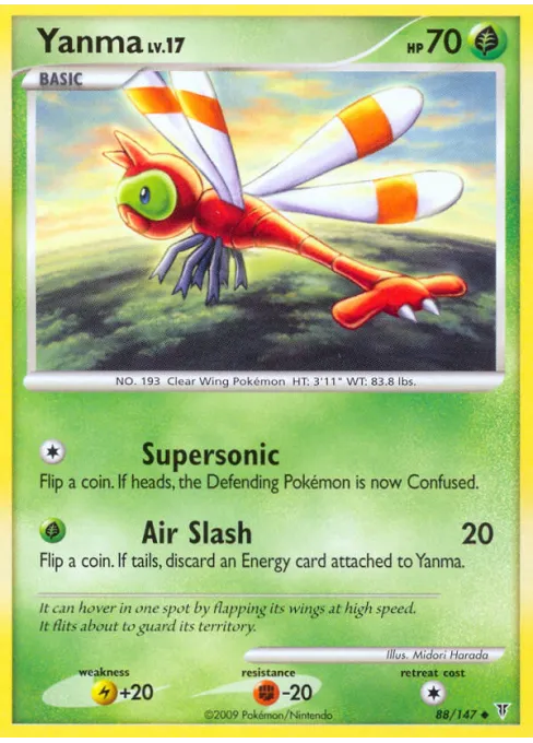 Yanma - Reverse Holo