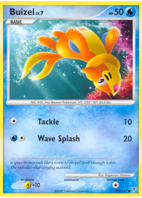 Buizel - Reverse Holo