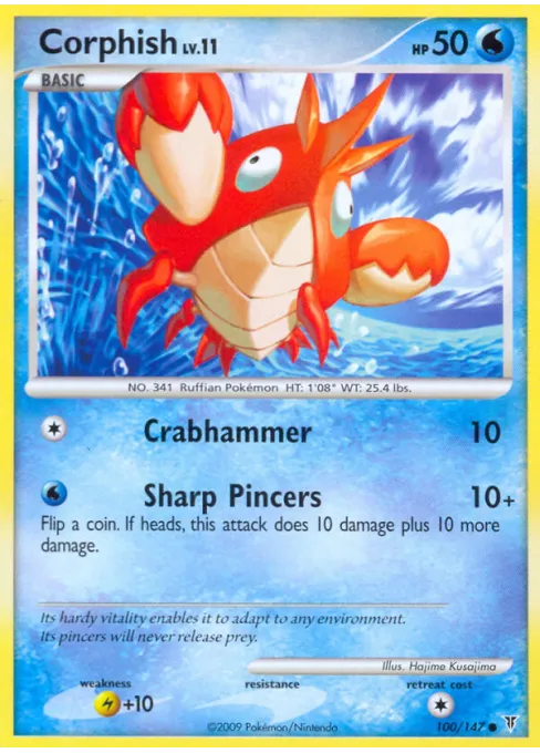 Corphish - Reverse Holo