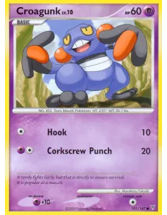 Croagunk - Reverse Holo