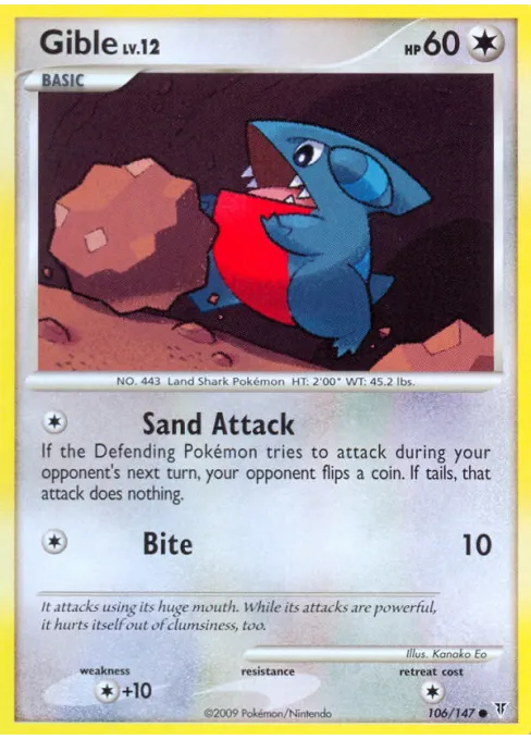 Gible - Reverse Holo