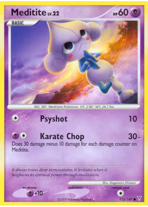 Meditite - Reverse Holo